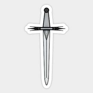 Sword symbol - Masonic symbol of Tyler for Blue Lodge Freemasonry Sticker